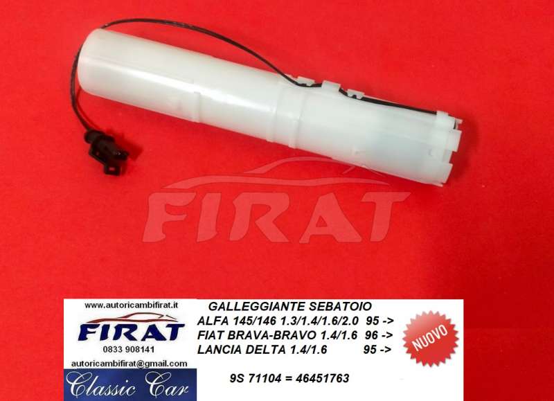 GALLEGGIANTE SERBATOIO FIAT BRAVA-BRAVO-145-146-DELTA (71104)
